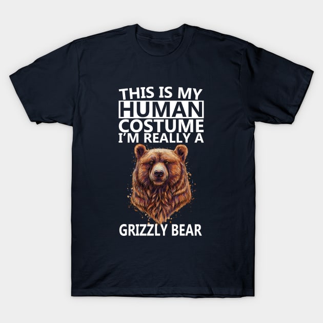 this is my human costume i'm really a bear T-Shirt by youki